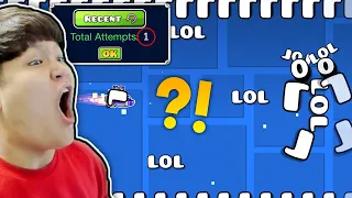 1 ATTEMPT CHALLENGE: Recent Levels🔥 | Geometry Dash