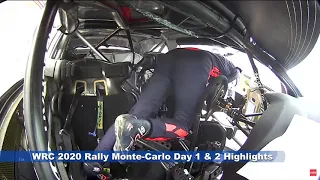 OTT TANAK BİG CRASH!!!  WRC 2020 RALLY MONTE CARLO