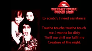 Toucha, Toucha, Touch Me-  Rockey Horror Picture Show Lyrics