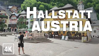 Walking Hallstatt AUSTRIA with Original Sound 2022 • 4K 60fps ASMR Real Time Virtual Tour