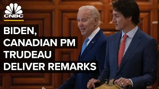 President Biden and Canadian PM Justin Trudeau hold a joint press conference — 3/24/23