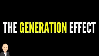 THE GENERATION EFFECT | Understand Your Buyer | Psychology of Selling