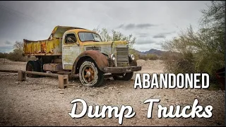 Abandoned Dump Trucks | Creepy Old Rusty Dump Trucks