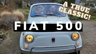 Test drive of a Fiat 500 Classic car