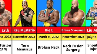 The Extensive List Of Injured WWE Superstars In 2024