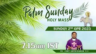 (LIVE) Palm Sunday Mass | Fr Joby Anthikadan VC  | 2 April 2023 | Divine Colombo