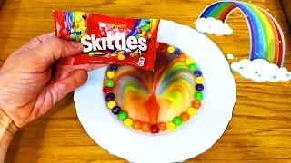 РАДУГА ИЗ SKITTLES / КАК СДЕЛАТЬ РАДУГУ ИЗ СКИТЛС DIY