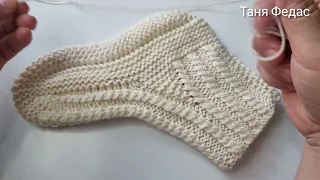 🥰Самый быстрый простой способ вязания носков на двух спицах "Макося" #knitting

#knittingpattern