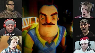 "Реакции Летсплейщиков" на Нападение Соседа из Hello Neighbor Alpha 3