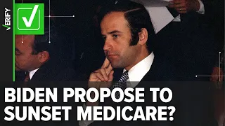 Yes, in 1975 Joe Biden proposed sunsetting all federal spending including Medicare & Social Security