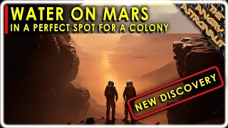 New Discovery!  Huge water source found on Mars in a perfect place for a SpaceX Colony!!