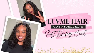 Luvme Hair | Go Natural Ease Soft Kinky Curl “Curly Hair Routine”