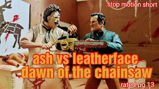 ash vs leatherface stop motion