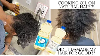 Wash Day | Vegetable Oil As A Pre-Poo ? | Did It Damage My Natural Hair?!