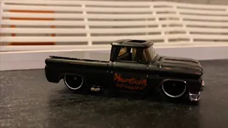 Custom Hot Wheels Hansen’s Speed Shop 62 Chevy shop truck