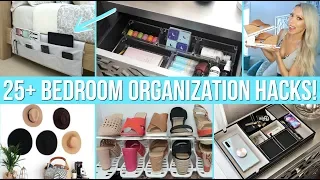 25+ BEDROOM ORGANIZATION HACKS!