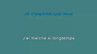 GAROU Je n'attendais que vous K [karaoke]