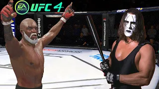 UFC4 Mike Tyson vs Sting Wrestler EA Sports UFC 4 XSX