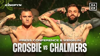 KIEFER CROSBIE vs AARON CHALMERS | Press Conference & Weigh-In