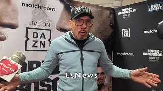 Teofimo Lopez Sr. Going Off On Fighters Not Fighting Each Other EsNews Boxing