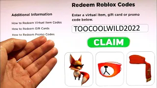 5 *NEW* Roblox PROMO CODES 2022 All FREE ROBUX Items in SEPTEMBER + EVENT | All Free Items on Roblox