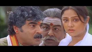 Mohan Marry Widow Priyanka In Front of Village People | Malla Kannada Movie Scenes | Ravichandran