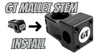 GT Mallet Stem Install on 29" GT Interceptor BMX
