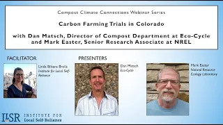 Compost Climate Connections Webinar Series: Carbon Farming Trials in Colorado