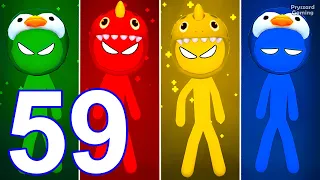 Stickman Party - Gameplay Part 59 Pryszard vs Penguins & Dragon - Tournament Mode - Random MiniGames