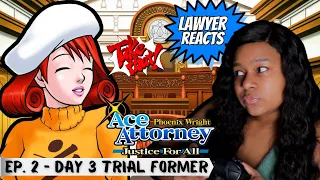 Real Lawyer Reacts to Phoenix Wright: Ace Attorney JFA | Ep2 Day3 Trial Former - Reunion & Turnabout