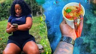 Catch & cook at spanish bridge river | Johnny strike 🇯🇲