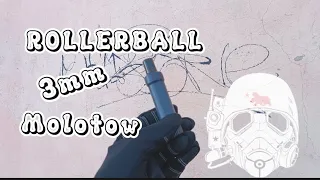 обзор на rollerball Molotow 3мм / теггинг/ обзор