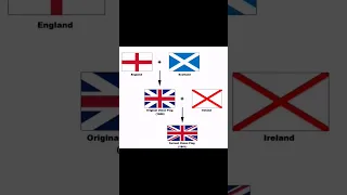 Jak powstała flaga wielkiej Brytanii #shorts #geography #uk
