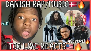 AMERICAN REACT to DANISH RAP/MUSIC COMPILATION!🔥 Ft.BENNY JAMZ,SHOOTER GANG,BRANCO,SHAKZ AND MORE