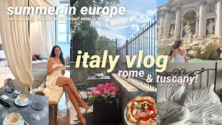 ITALY VLOG ft. rome and tuscany ☁️✈️🍷🇮🇹 30 days in europe entry_1