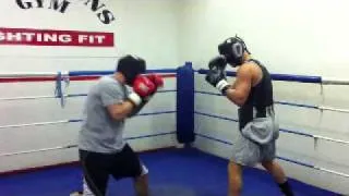 round 1.wmv dougie joyce sparring against blackpool pro boxer ( 10..02..2012 )