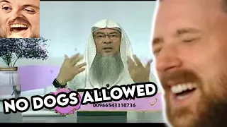 Forsen Reacts - Can we keep dogs at home in islam Sheikh Assim Al Hakeem #HUDATV #islamqa