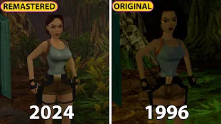 Tomb Raider Original vs Remastered Cinematic & Graphics Comparison (1-2-3) (4K)