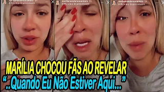 MARÍLIA MENDONÇA EM LIVE REVELOU “Me Deixou Muito Triste Isso...” E FÃS VÃO ÀS LÁGRIMAS