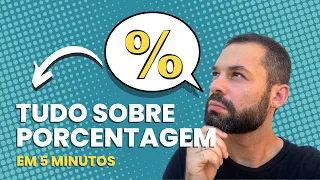 ⏱️ Aprenda Porcentagem | EM 5 MINUTOS