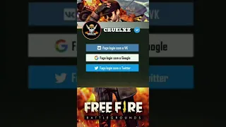 Free Fire - COMO CRIAR CONTA OU LOGAR EM UMA CONTA