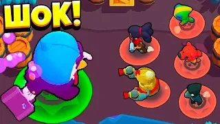 ШОК! ГИГАНТСКИЙ МИСТЕР Пи ПРОТИВ ВСЕХ БРАВЛЕРОВ! Режим БОЛЬШАЯ ИГРА в BRAWL STARS