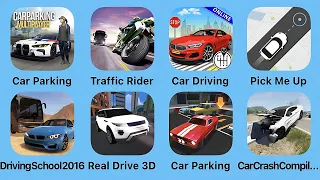 Car Parking, Traffic Rider, Car Driving and More Car Games iPad Gameplay