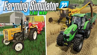 I spent 12 DAYS on a Flat Map with $ 0 ... 🚜Farming Simulator 2022