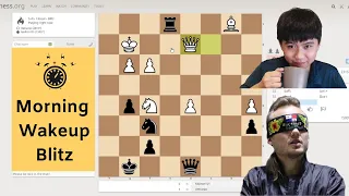 Missing 1 move mates!? | Morning Blitz with Blindfold King GM Timur Gareyev