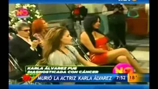 Las Noticias - Muere la actriz Karla Álvarez