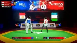 Moscow 2019 World taekwondo GP Final. Bronze Final M-80 EISSA-RAFALOVICH