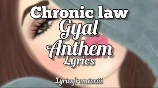 Chronic Law - Gyal Anthem (Lyric Video)