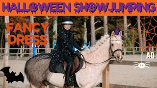 HALLOWEEN SHOW JUMPING! Dressing Up Popcorn for Harlow-ween! *Pony Fancy Dress*