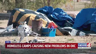 Homeless camps cause concern